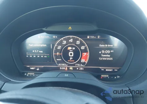 2017 Audi S3 2.0T Premium Plus z USA, uszkodzony, nr VIN WAUB1GFF5H1075189